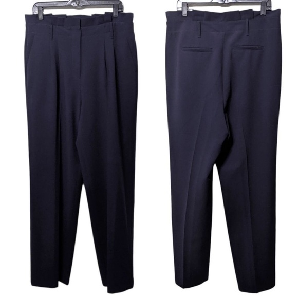 BODEN Powis Navy Blue Wide Leg Dress Pants 14L - Picture 1 of 7